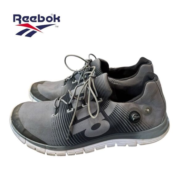 Reebok Men's Puma Pump Gray Sneakers 12.5 - Picture 1 of 6